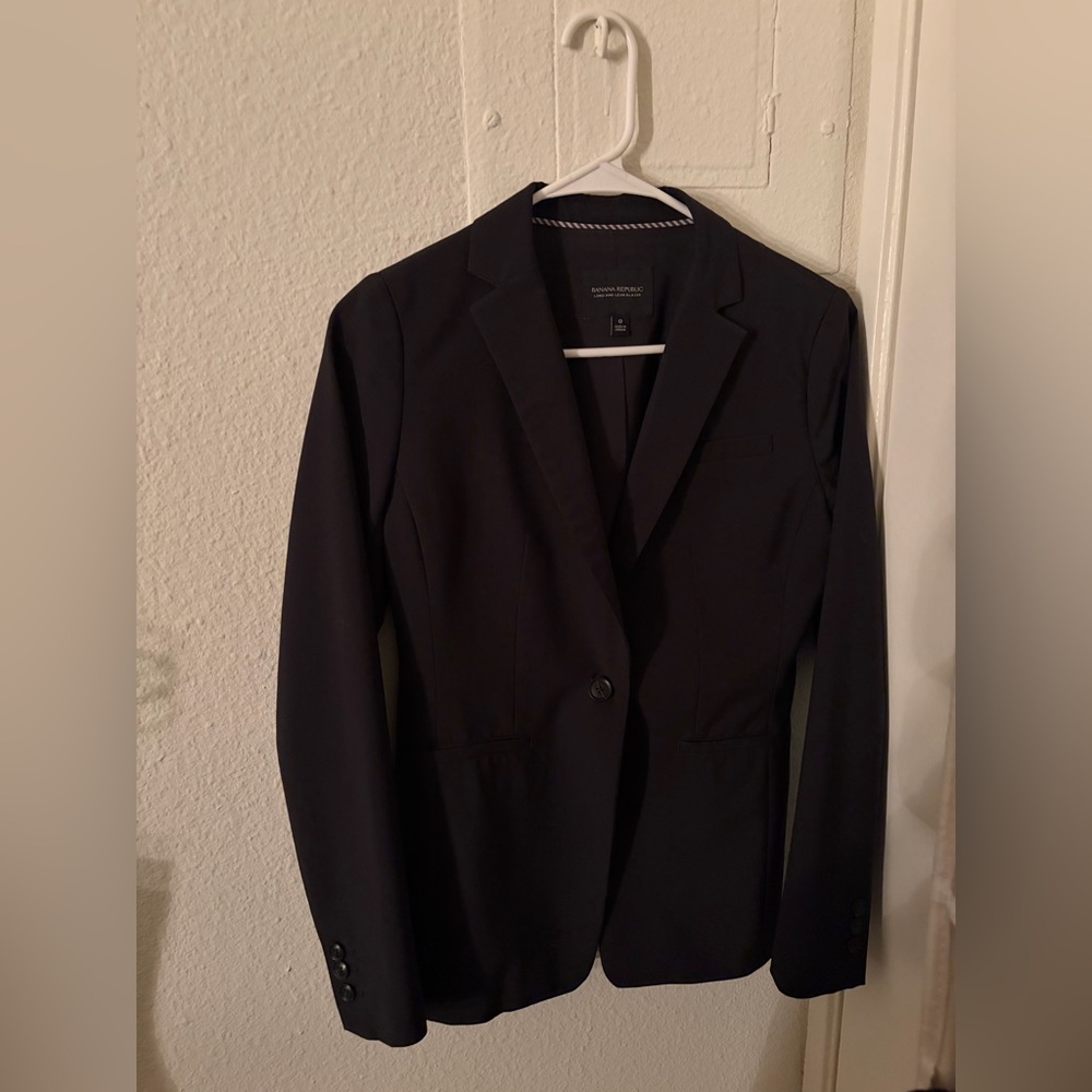 Banana Republic Charcoal Blazer